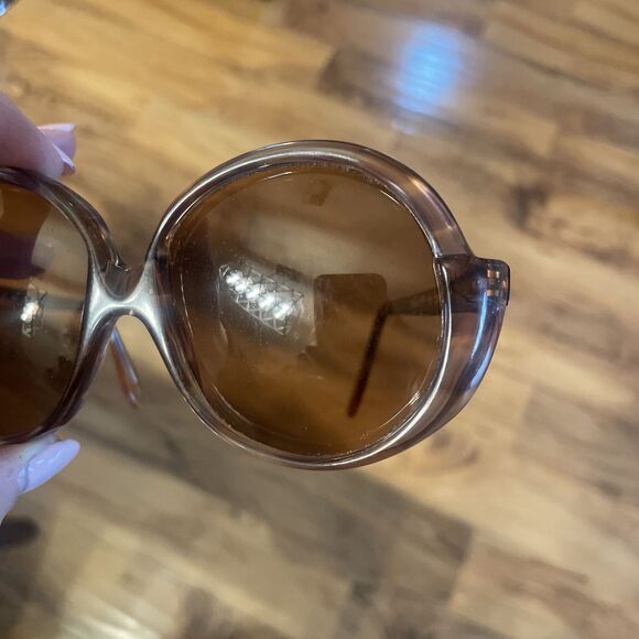 Vintage Neostyle Beauty Brown Purple Plastic Sunglasses Germany FRAMES ONLY - Picture 10 of 13